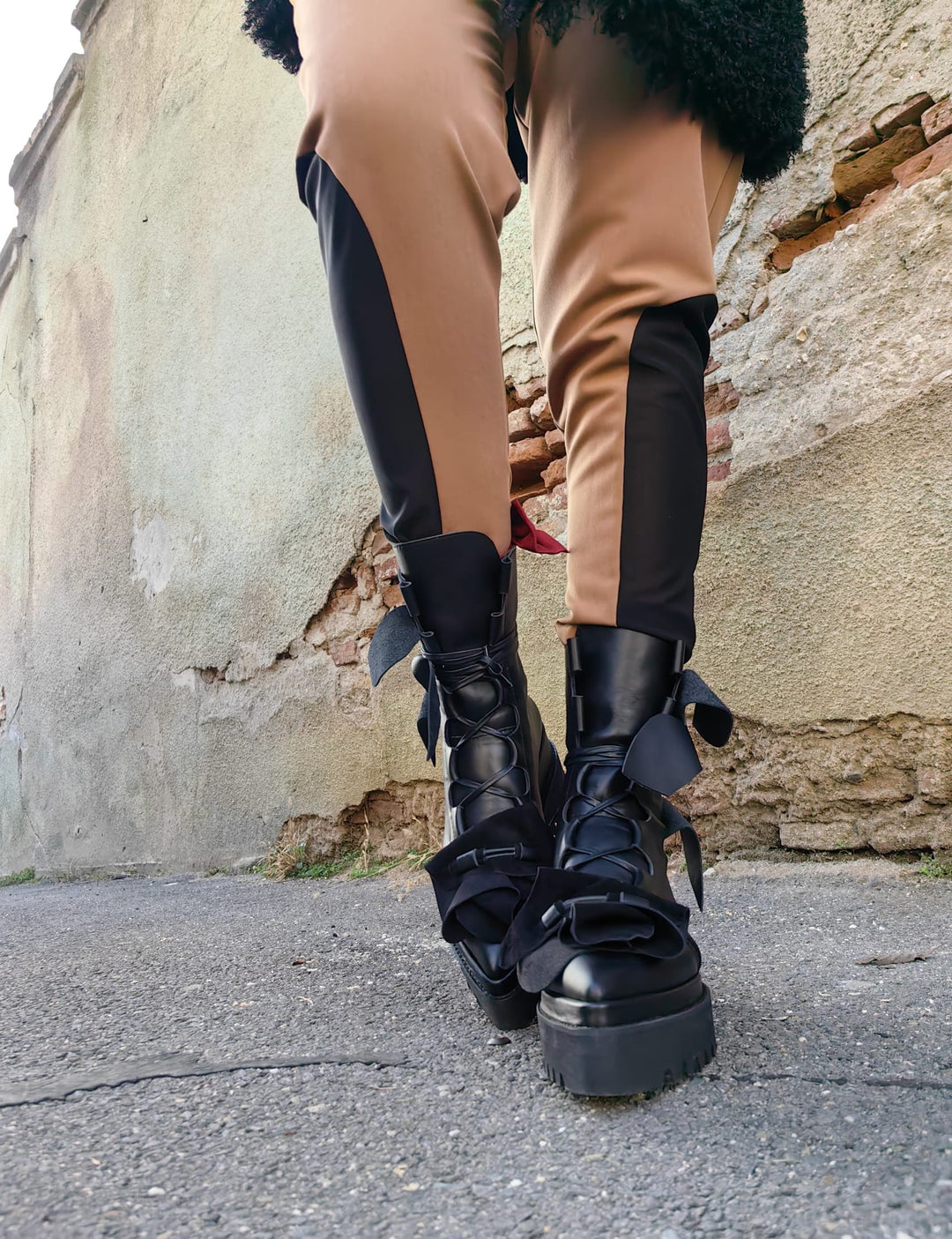 Hypnotize Me black leather booties