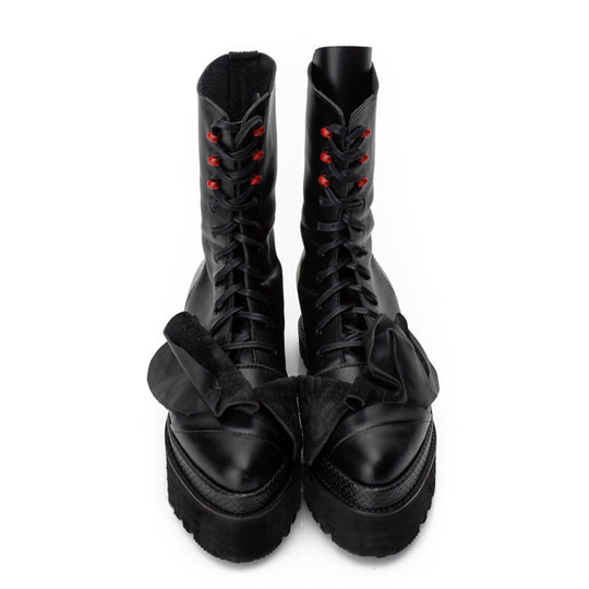 Red Dots In Bloom booties