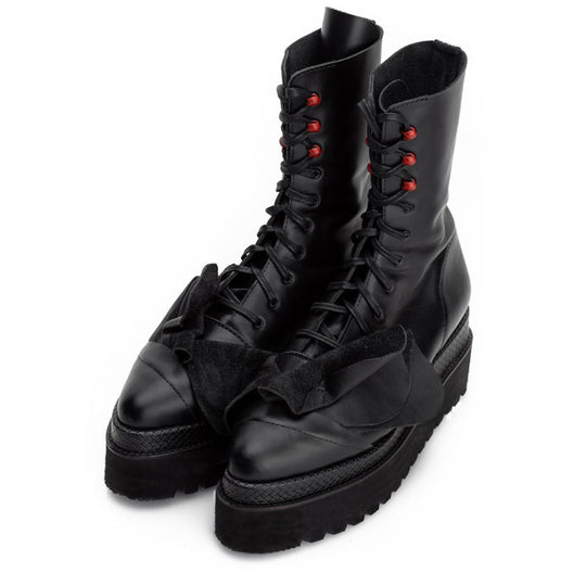 Red Dots In Bloom booties