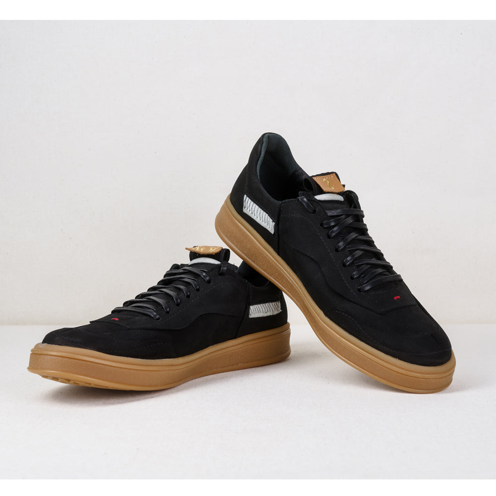 NOI 2 - Capitolul 1 - Visarea (The Two of Us - Chapter 1- Dreamin’) black nubuck low-top sneakers