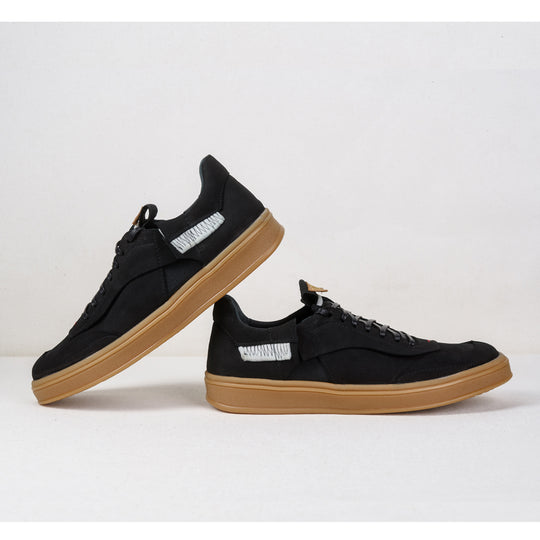NOI 2 - Capitolul 1 - Visarea (The Two of Us - Chapter 1- Dreamin’) black nubuck low-top sneakers