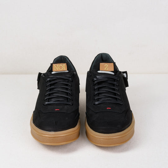 NOI 2 - Capitolul 1 - Visarea (The Two of Us - Chapter 1- Dreamin’) black nubuck low-top sneakers