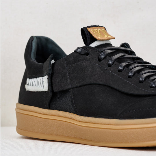 NOI 2 - Capitolul 1 - Visarea (The Two of Us - Chapter 1- Dreamin’) black nubuck low-top sneakers