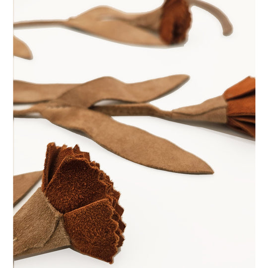 Secret Garden camel leather belt – Limited Edition