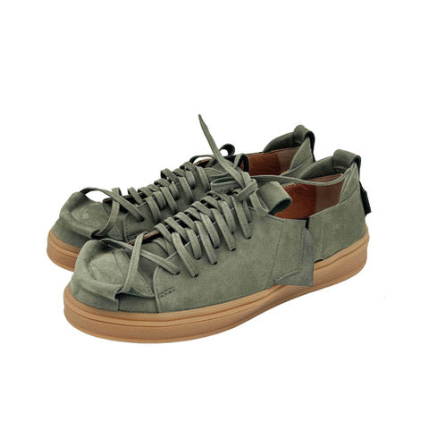 Crossroads khaki nubuck low top sneakers