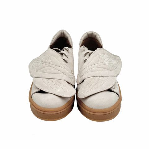 Leaves Hug light beige nubuck sneakers