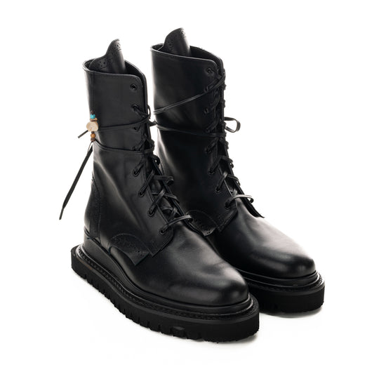 Stylish lace-up booties