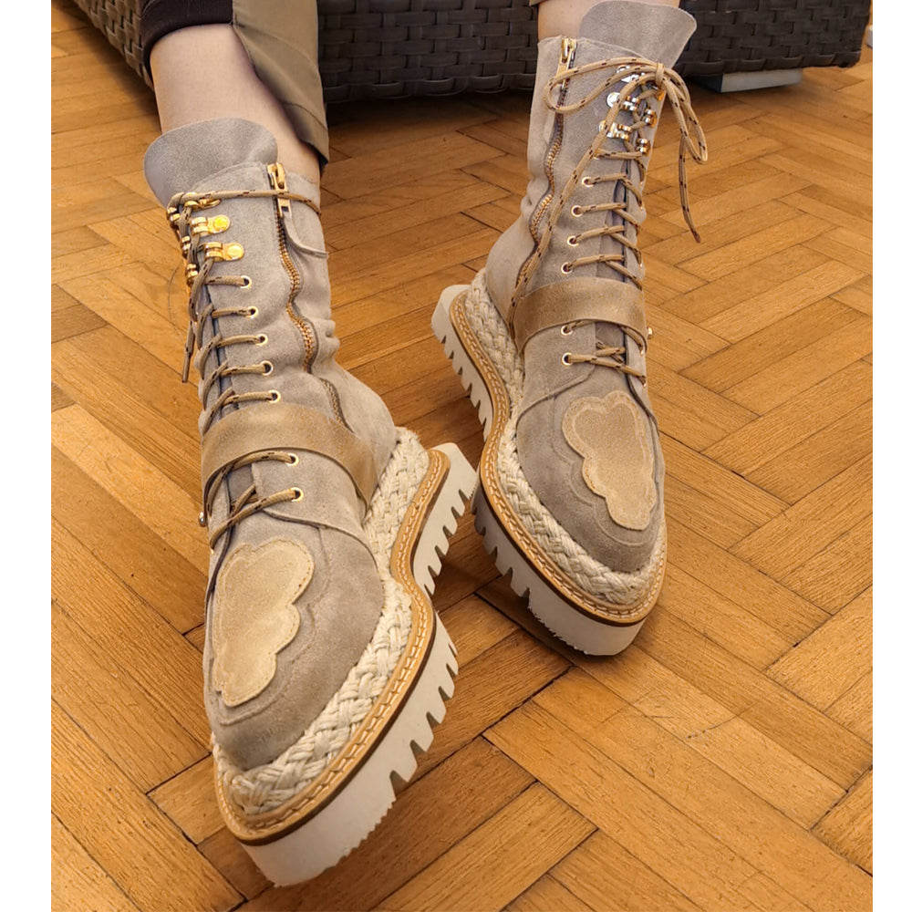 Handcrafted party boots