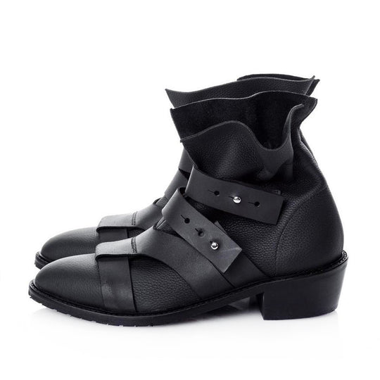 Handcrafted high quality lace up boots