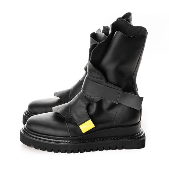 Handmade minimalist combat boots