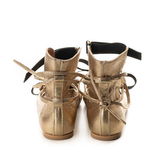 Unique stylish flat booties