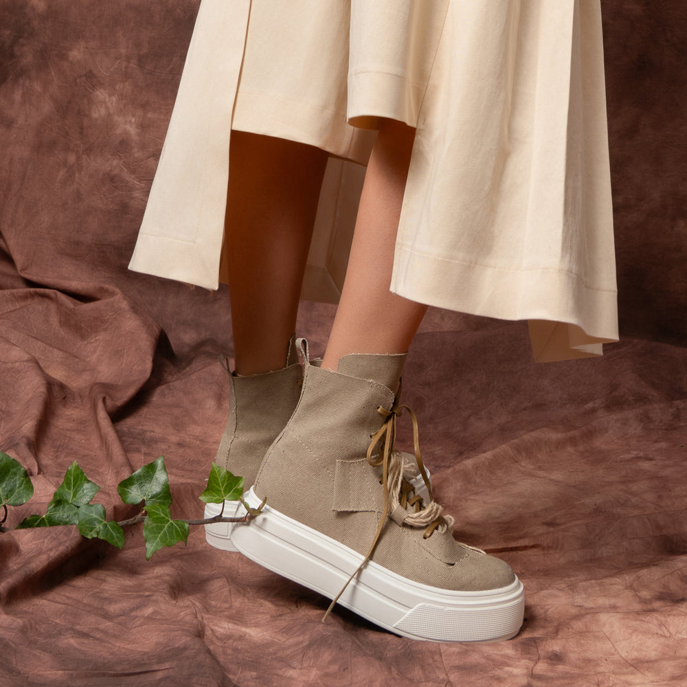 Canvas Craft  high - top sneakers