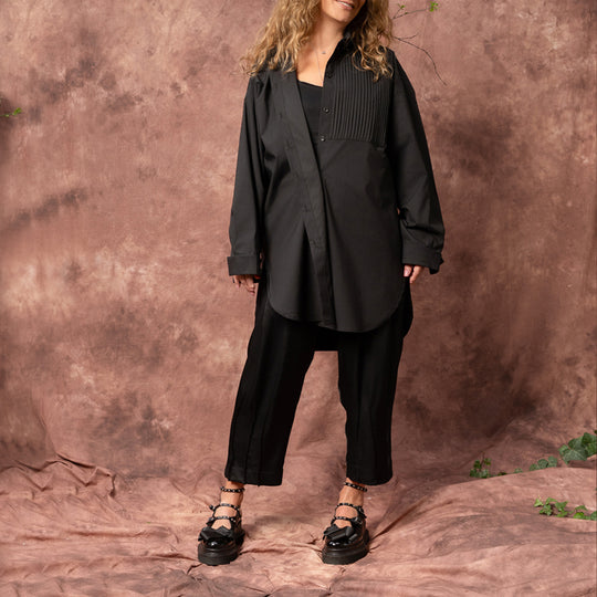 You’ve Got a Message black patent strappy shoes