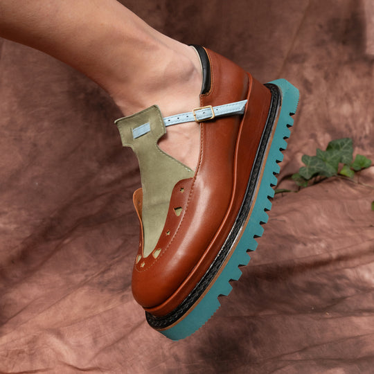 Dandy Star multicolor leather chunky shoes