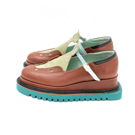 Dandy Star multicolor leather chunky shoes