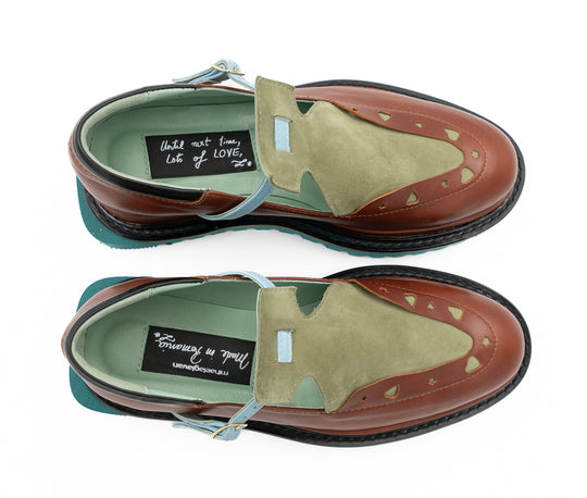 Dandy Star multicolor leather chunky shoes