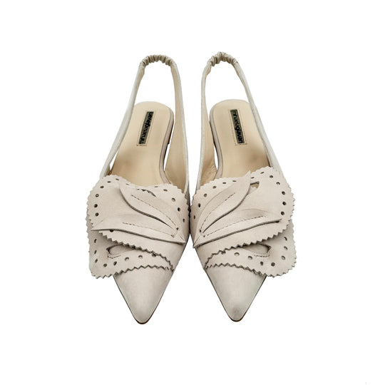 DayDream light beige nubuck ballerinas