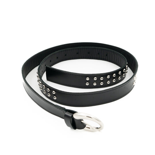 Foreva’ rock black studded leather belt