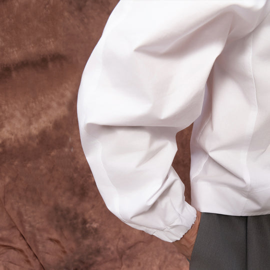 Kaia white poplin shirt