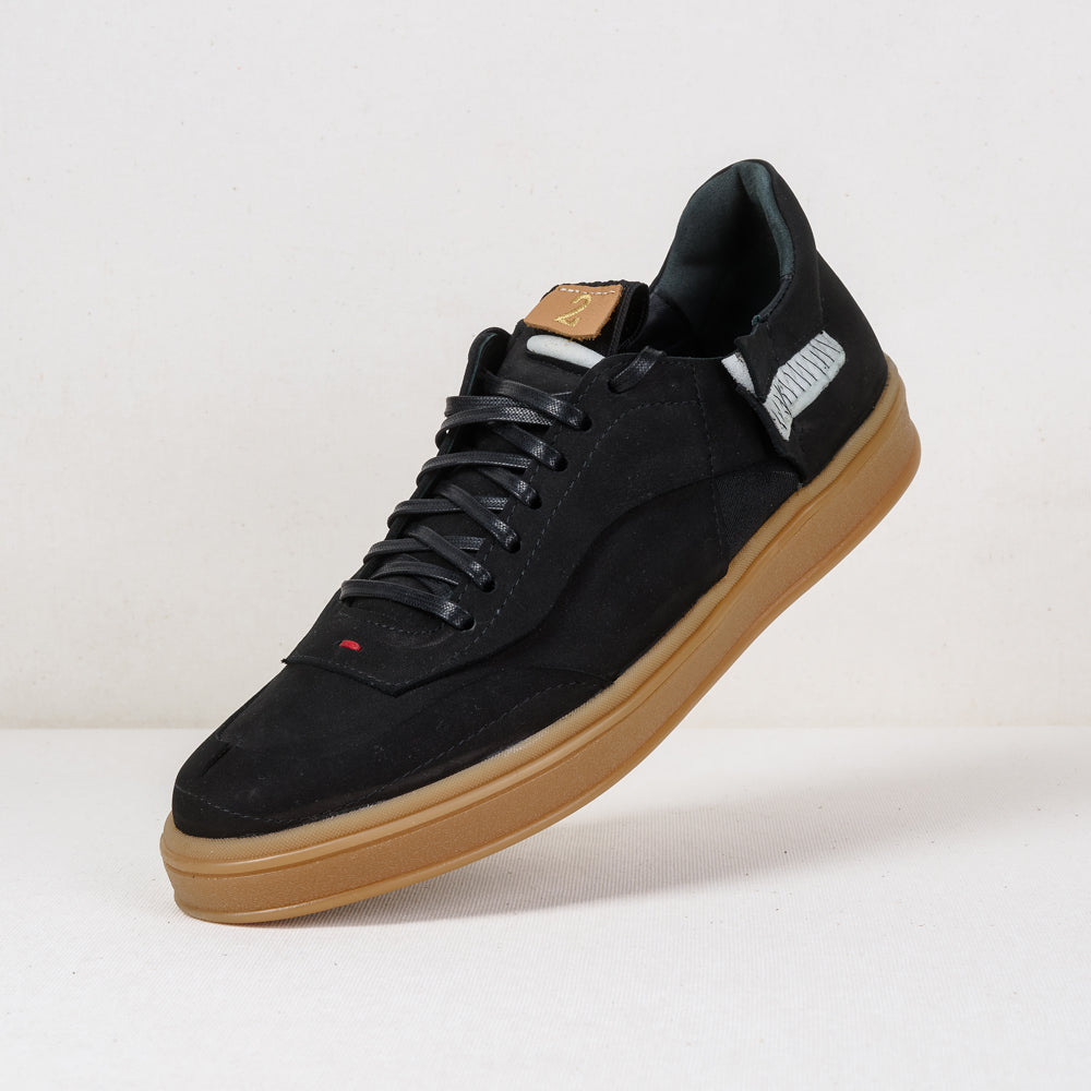 NOI 2 - Capitolul 1 - Visarea (The Two of Us - Chapter 1- Dreamin’) black nubuck low-top sneakers