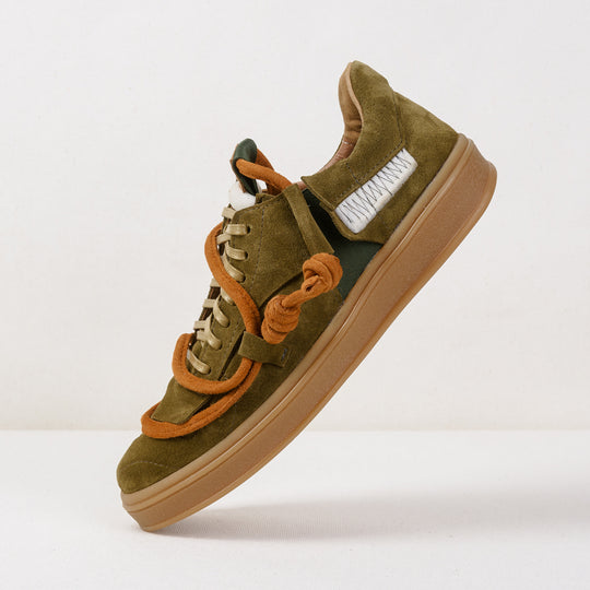 NOI 2- Epilog (The Two of Us-The Epilogue) khaki suede low-top sneakers
