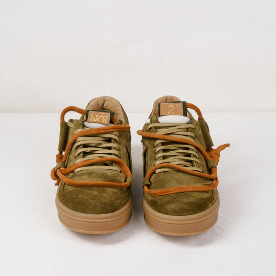 NOI 2- Epilog (The Two of Us-The Epilogue) khaki suede low-top sneakers