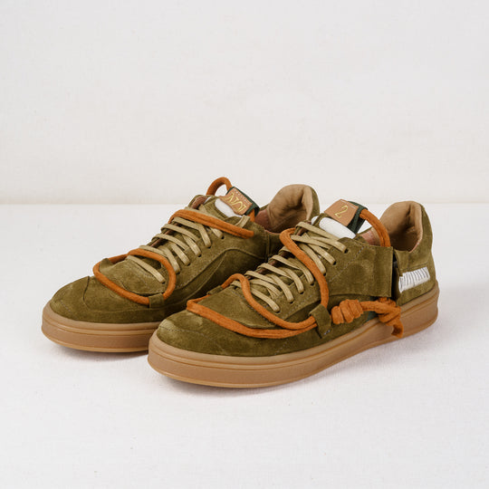 NOI 2- Epilog (The Two of Us-The Epilogue) khaki suede low-top sneakers