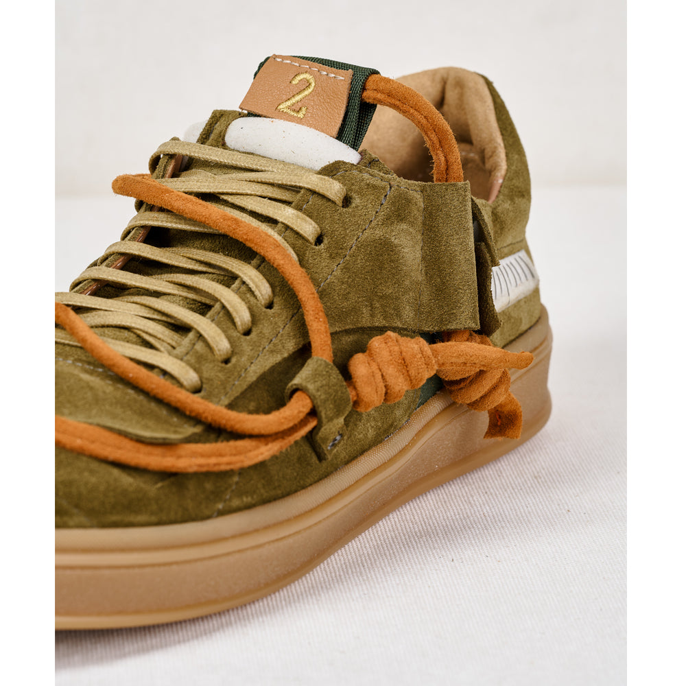 NOI 2- Epilog (The Two of Us-The Epilogue) khaki suede low-top sneakers