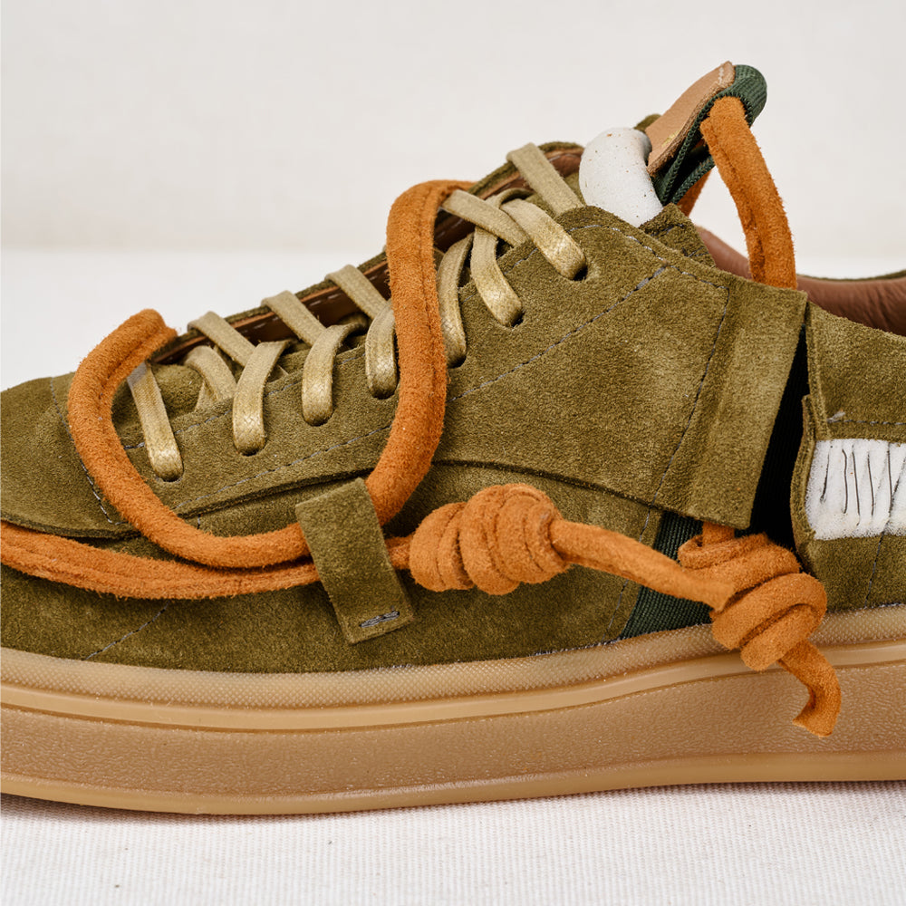 NOI 2- Epilog (The Two of Us-The Epilogue) khaki suede low-top sneakers