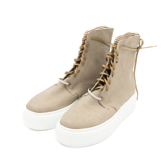 ReStep beige textile sneakers