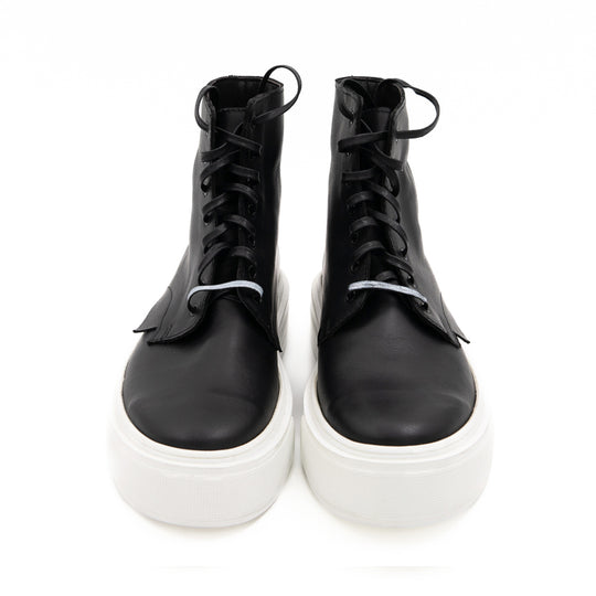 ReStep  black leather sneakers