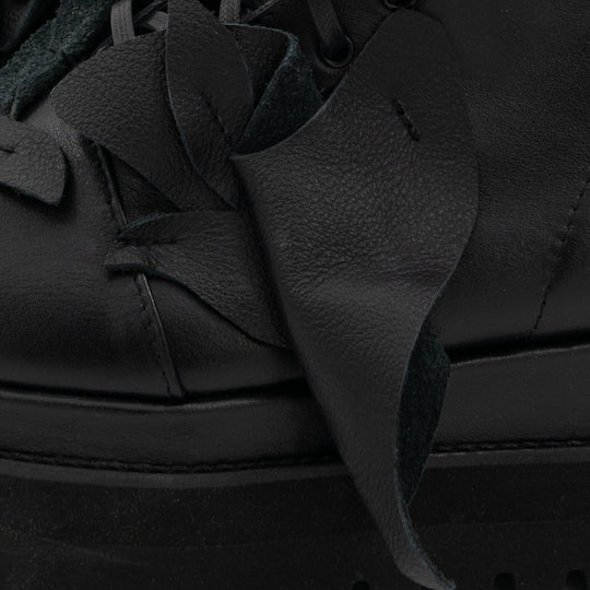 Seagulls black leather booties