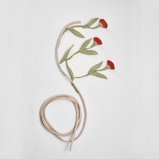 Secret Garden beige leather belt – Limited Edition