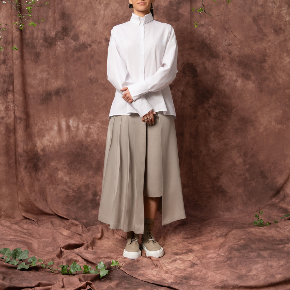 Solar Disk oversized cut-out shirt