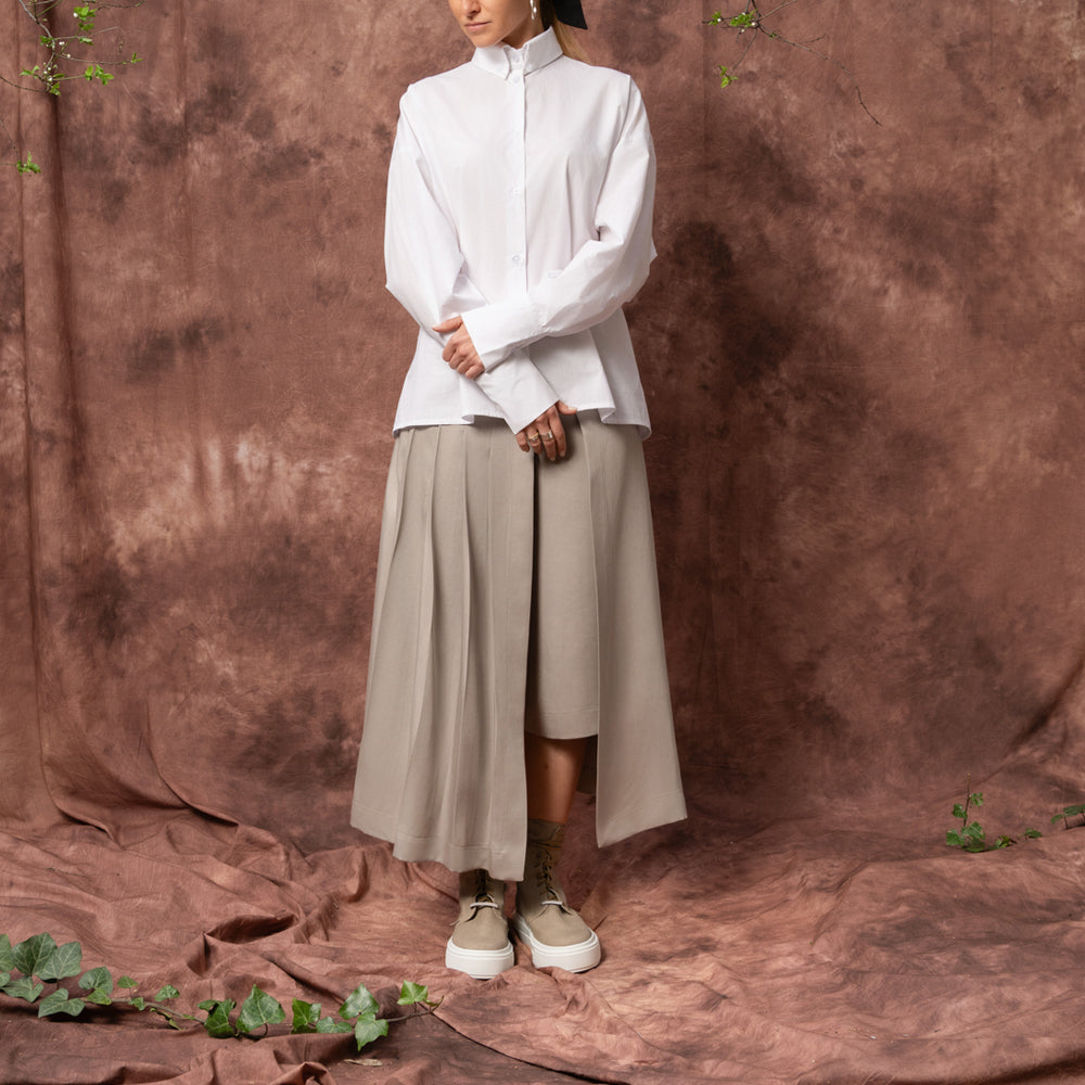 Solar Disk oversized cut-out shirt