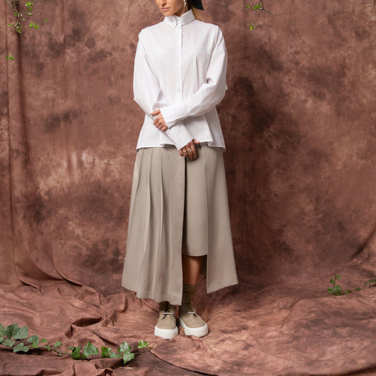 Solar Disk oversized cut-out shirt