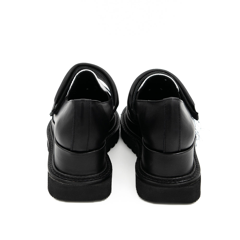 Stardust B & W  leather loafers