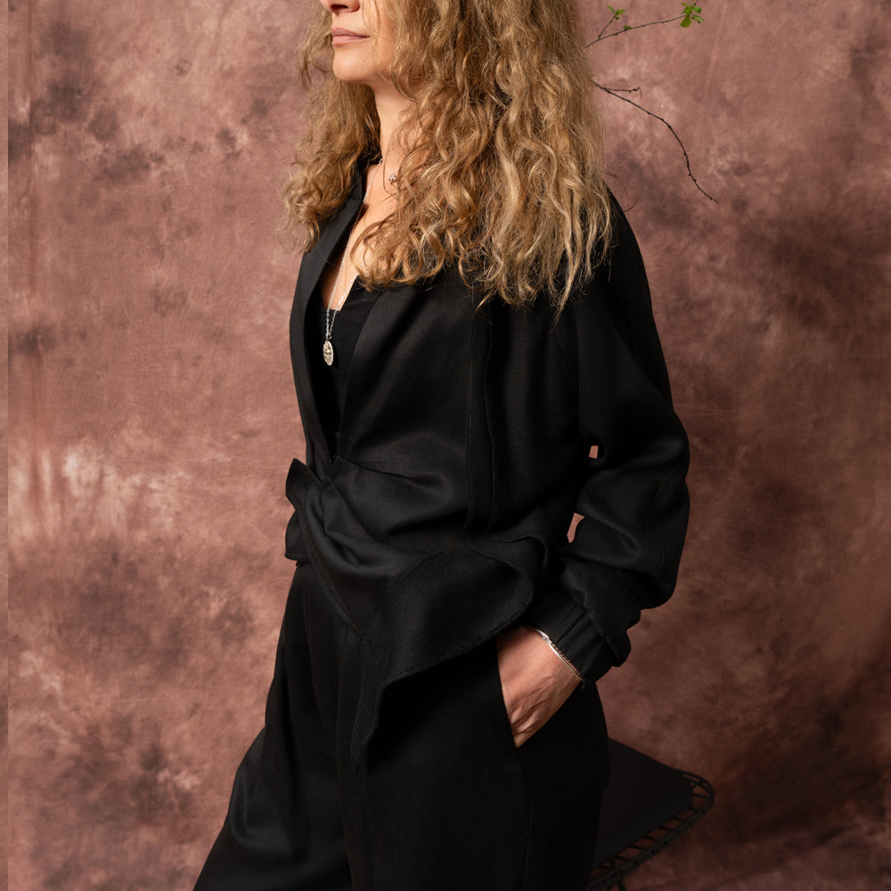 The Black Tie lyocell bomber