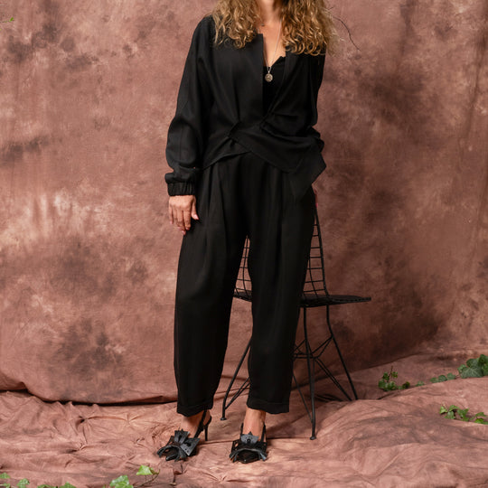 The Black Tie lyocell bomber