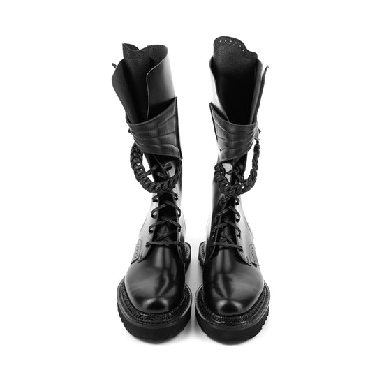 Water Spirit black leather boots