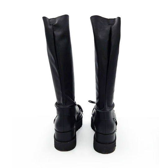 SHR A Promise black leather boots