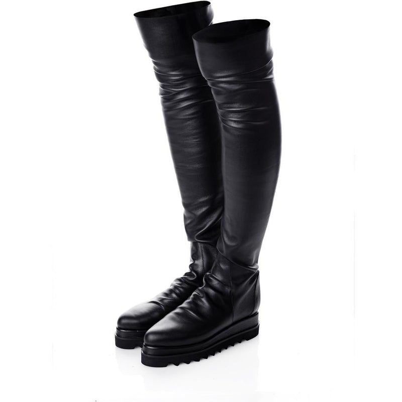 Neverending Story black leather boots