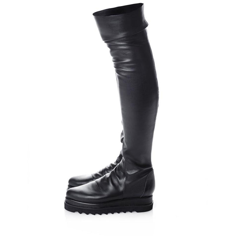Neverending Story black leather boots