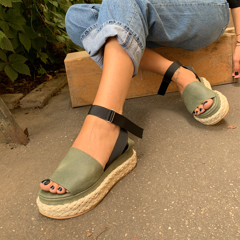 Green Tea Sandals