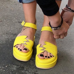 Fly With Me Yellow Sandals