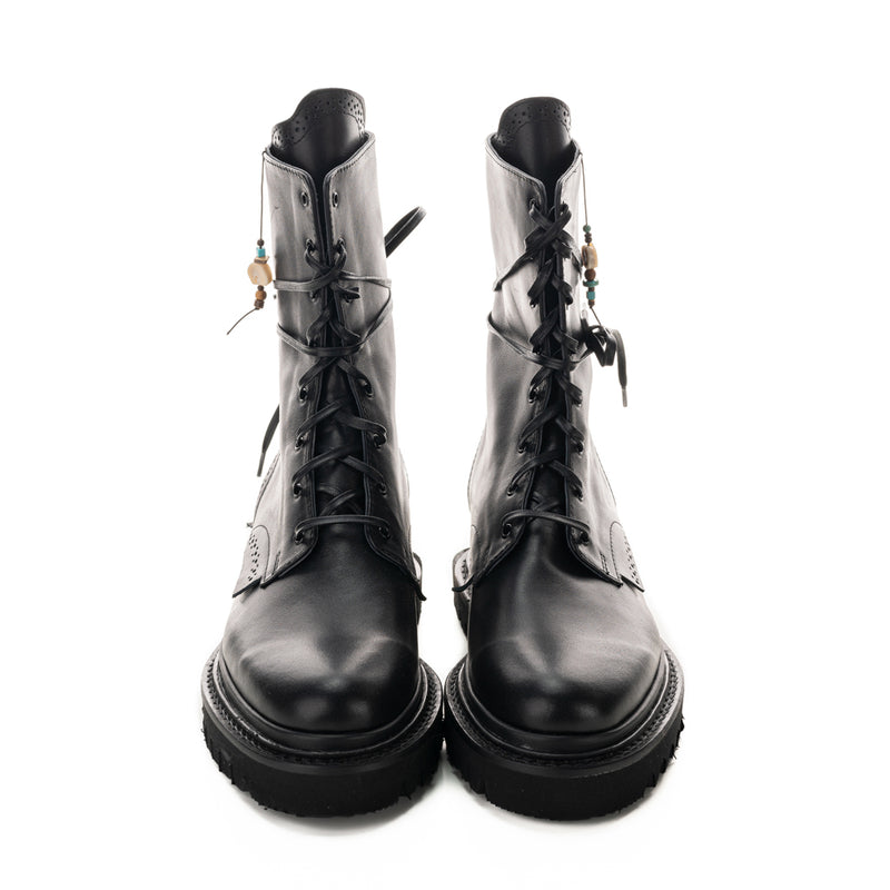 KHAITE Leather Conley Boots  Harrods PL