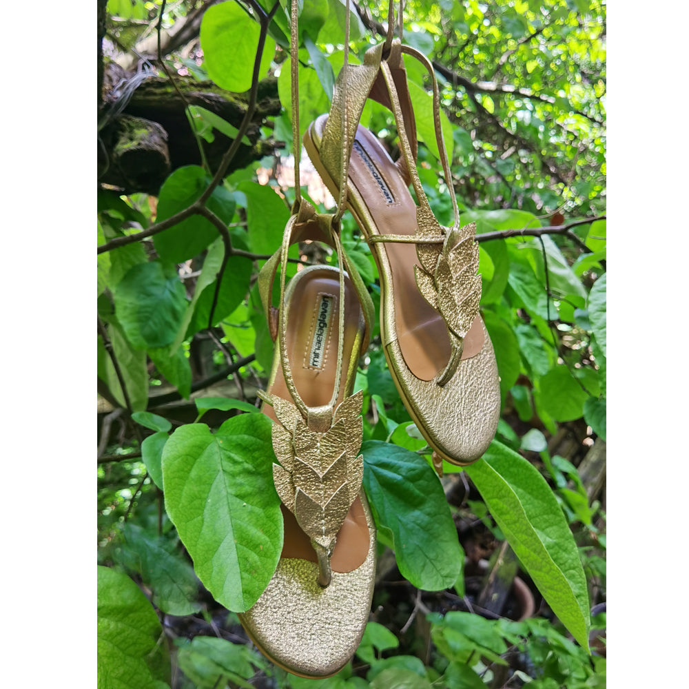 Golden Hour flat sandals