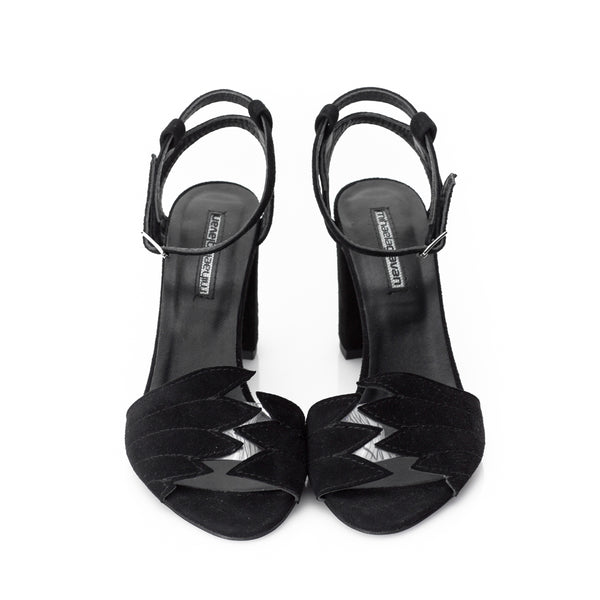 Fly With Me Black Sandals