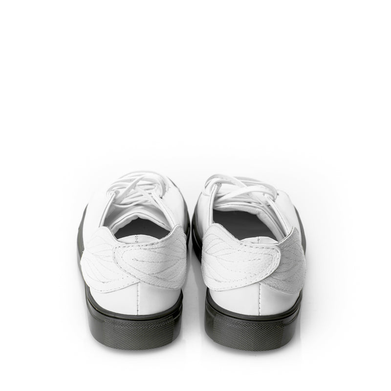 Leaves Reunion White and Khaki Sneakers