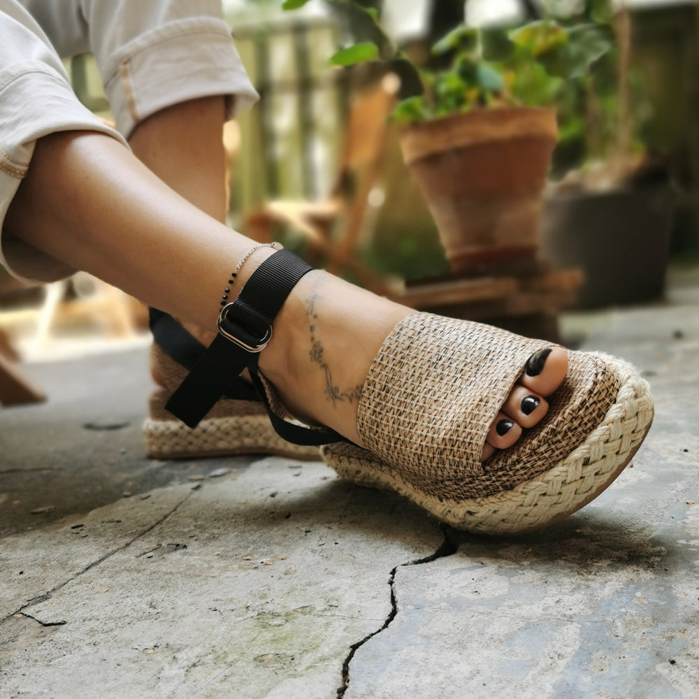 SHR Soy Chai Latte sandals vegan friendly